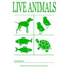 Eticheta "animale vii" autoadeziva, din plastic, 100 x 150 mm